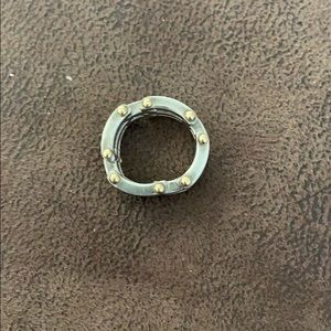 Tiffany two tone gate link ring